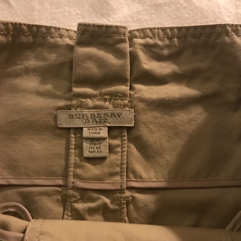 Authentic Burberry Khaki Skirt